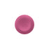 Pink refillable travel pot lid with textured grip edge, compact accessory for storing toiletries and creams for organised packing at home or travel Adventure Awaits