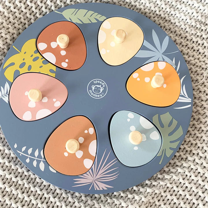 Wooden egg surprise puzzle