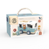 Speedy Monkey boxed wooden caravan shape sorter toy with FSC label, 6 pieces — Adventure Awaits