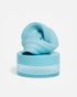 Light blue SPEKS Blur calming focus putty twisted on its matching storage tub — Adventure Awaits