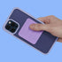 speks slabs purple silicone fidget sticker on the back of a phone