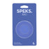 Speks silicone sensory sticker packaging on a blue background
