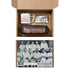 The Cricketers Gift set with cricket bat enamel mug, cricketers soap and matching wash bag in vintage team photo box — Adventure Awaits