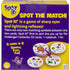 Spot It game box back showing gameplay instructions, matching symbol cards and fast paced family game features for fun at home or travel Adventure Awaits