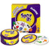 Spot It classic card game set with tin, cards and box, fast paced matching game for family fun and quick reflex play at home or travel Adventure Awaits