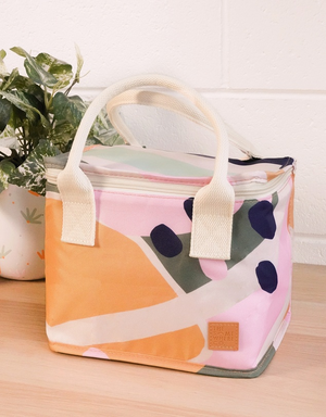 The Somewhere Co. Lunch Bag w/ Canvas Handles | Sprinkled Soiree