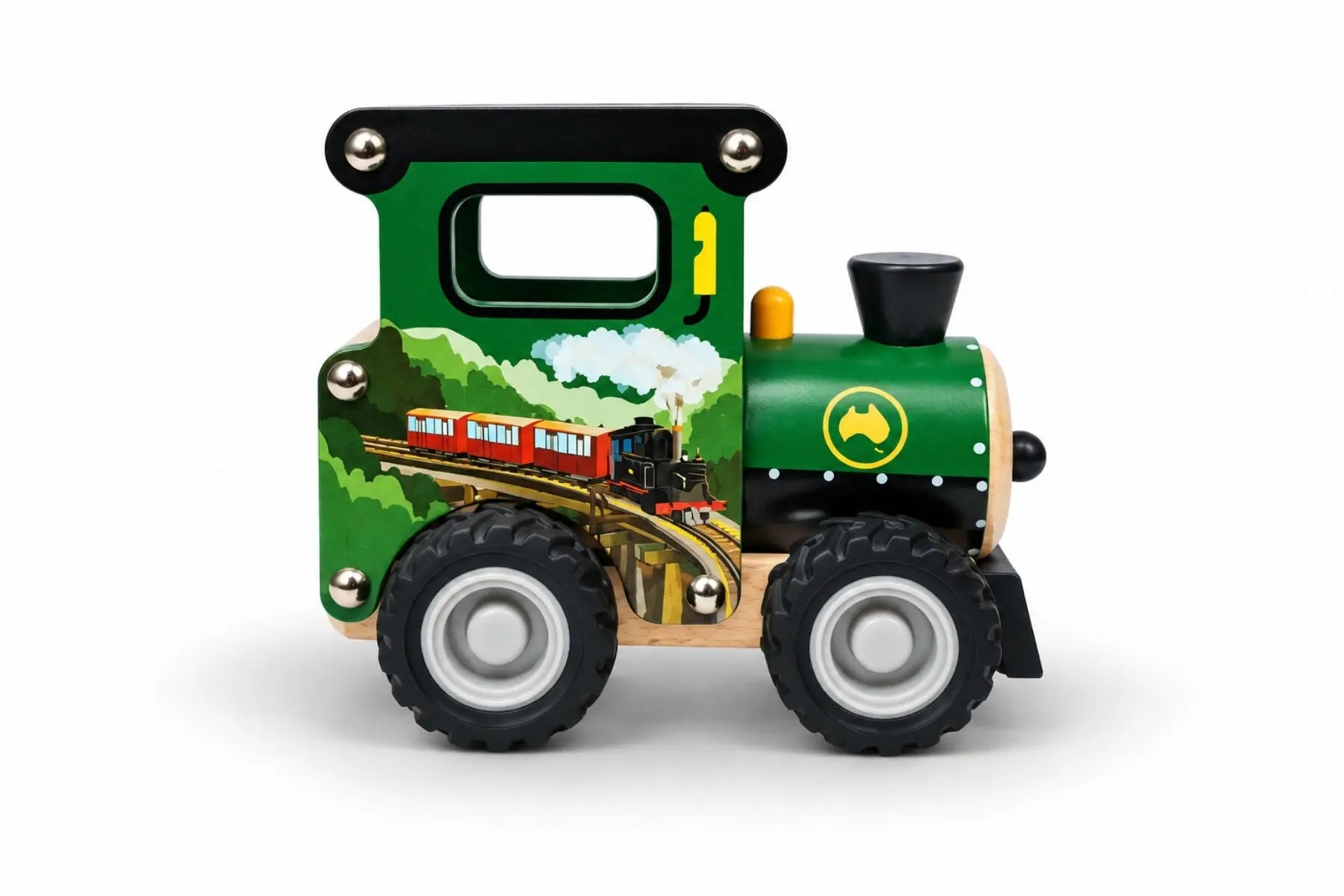 Wooden Steam Train | Aussie Wheels