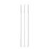 Three long metal straw cleaning brushes with ring handles — Adventure Awaits