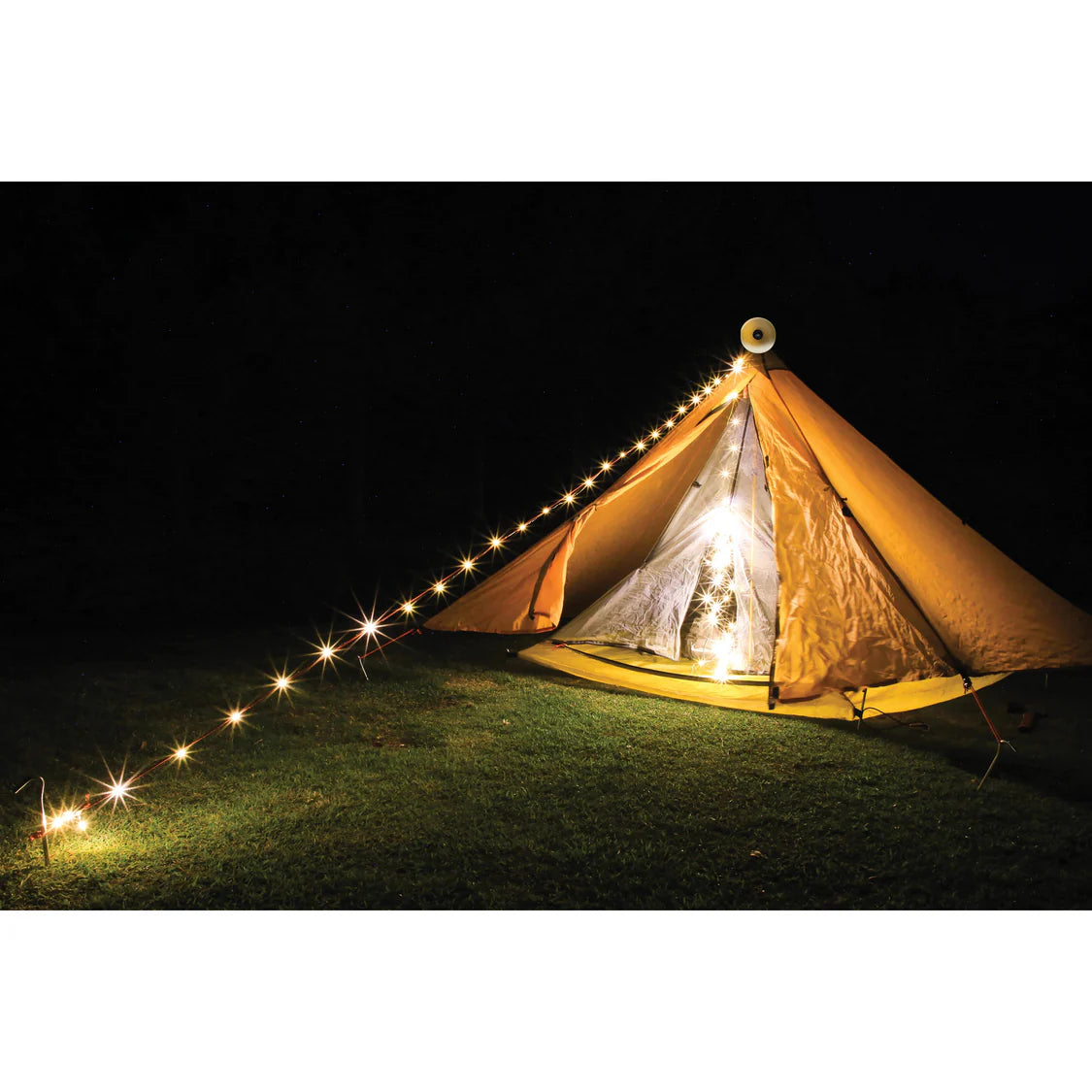Maverick | Retractable String Lights 10m Warm White & Camping Light