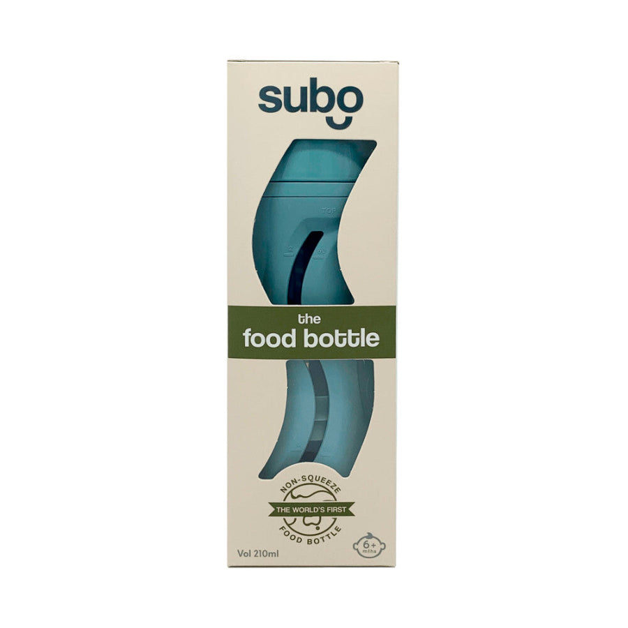 aqua subo the food bottle shown in packaging on white background