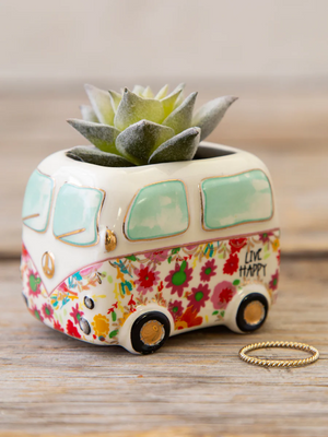 Van Happy | Tiny Faux Succulent by Natural  Life 059