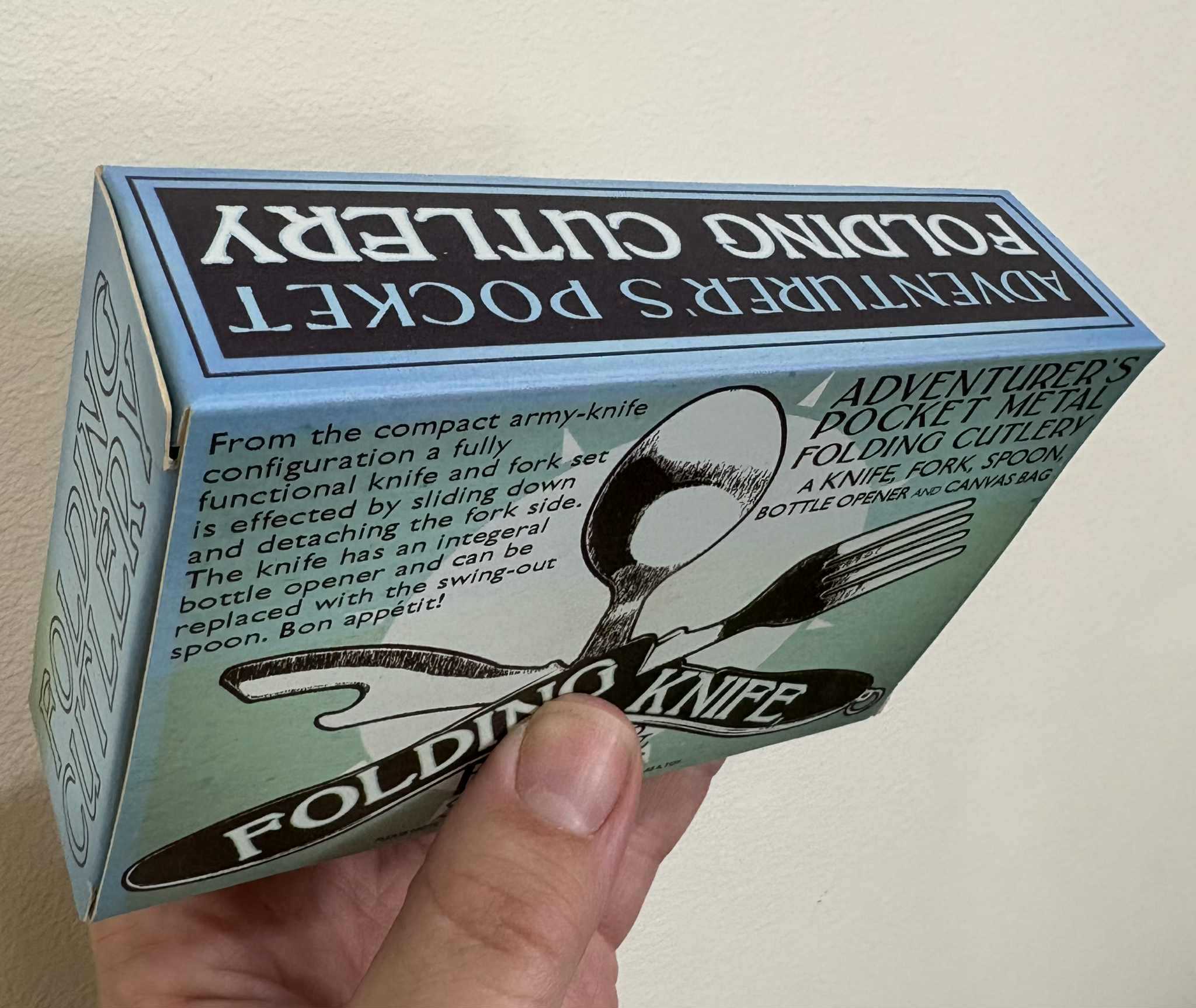 Adventurer's Pocket Knife, Fork & Spoon Set