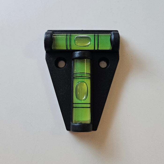 black t level on white background