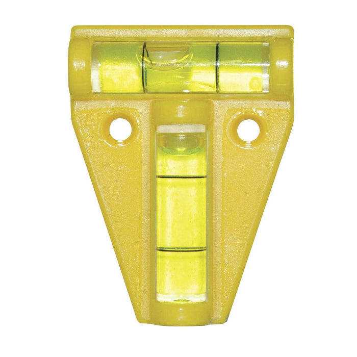 yellow t level on white background