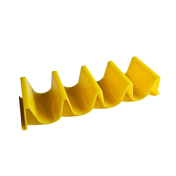 taco holder stand yellow