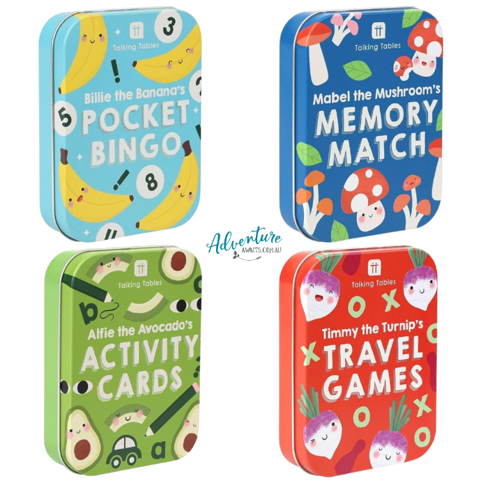 Fun in a tin travel games for kids