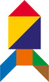 Tangram for Kids in a Tin