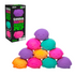 Teenie NeeDoh Funky Pup in bright colours with squishy pup shapes and packaging, Adventure Awaits