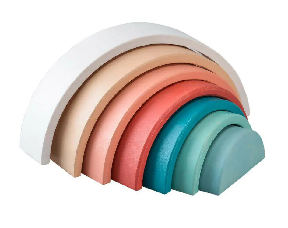 Kaper Kidz Wooden Stacking Rainbow