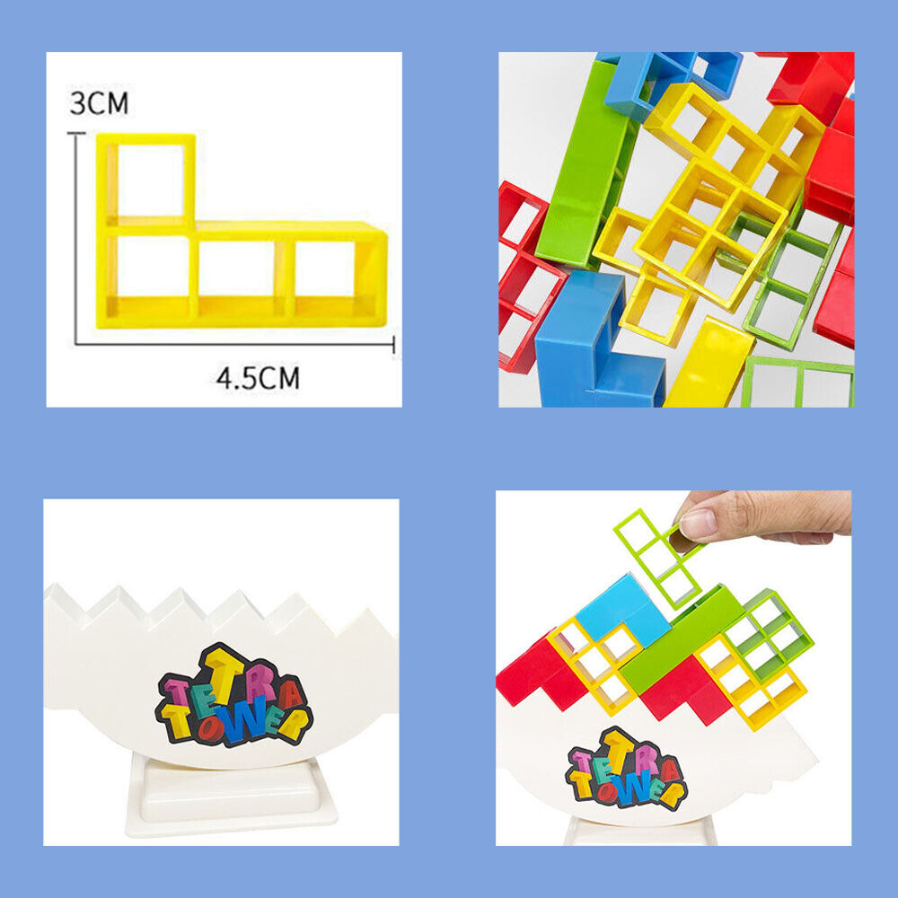 Tetris Tower Building Blocks | 48 Piece