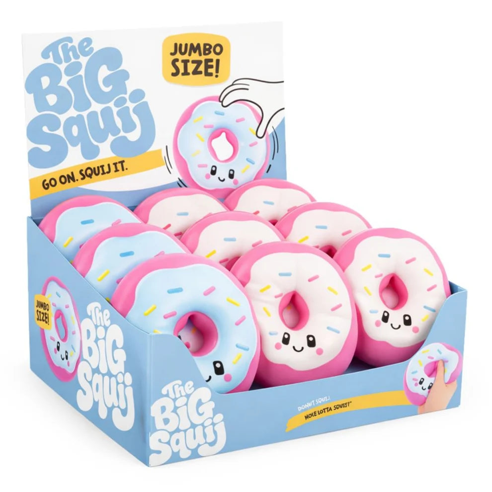 The Big Squij | Donut | Jumbo Slow-Rise Squishy Toy