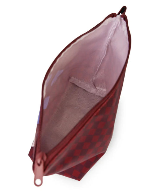 The somewhere co handy pouch open bag in Mulberry