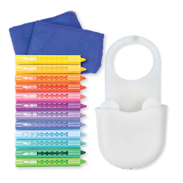 Bath crayon station