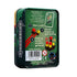 TinderBlox campfire building game in a square metal tin, showing the back of the packaging with instructions, a barcode, and product graphics on a white background.