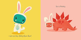 Tiny T-rex and the itty-bitty bun-bun easter board book