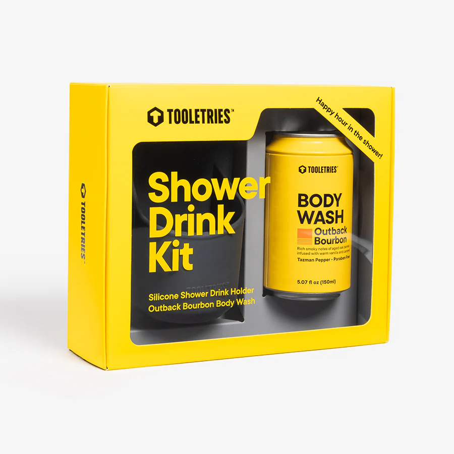 Tooletries | The Shower Drink Kit