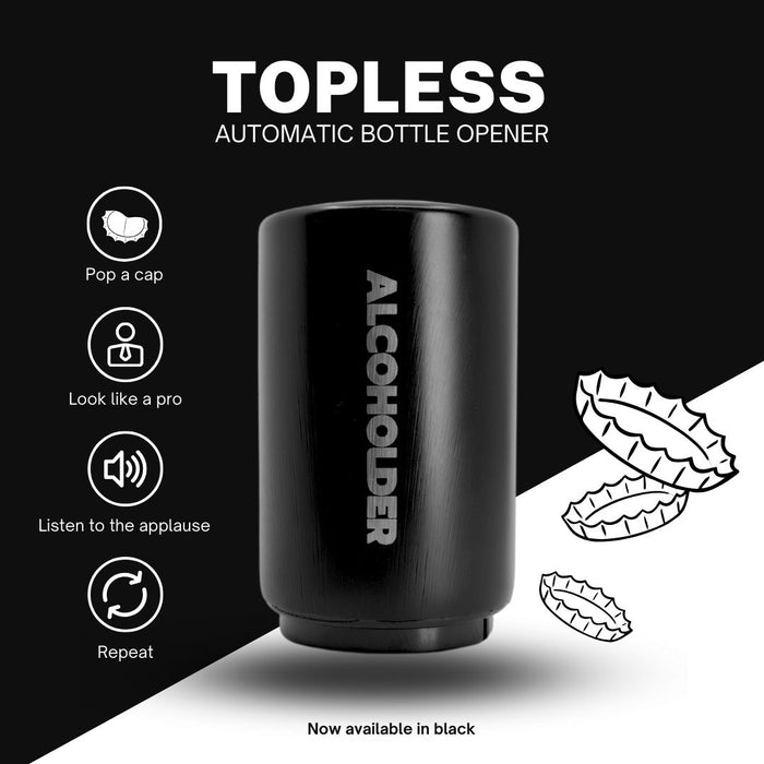 Alcoholder Topless Pop Top Bottle Opener