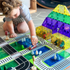 Learn & Grow Magnetic Tile Topper | Train Pack Pack 36 Piece