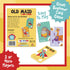 Old Maid beginner card game set with jumbo animal cards for two or more players, Adventure Awaits