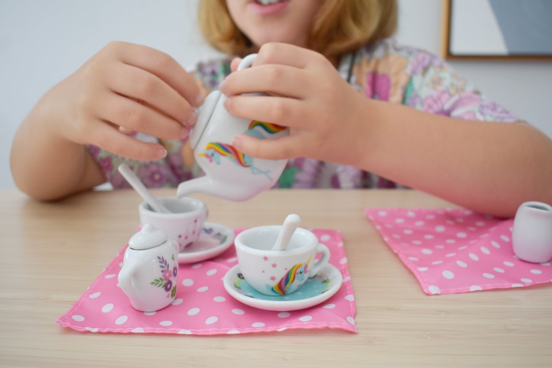 Unicorn Porcelain Tea Set