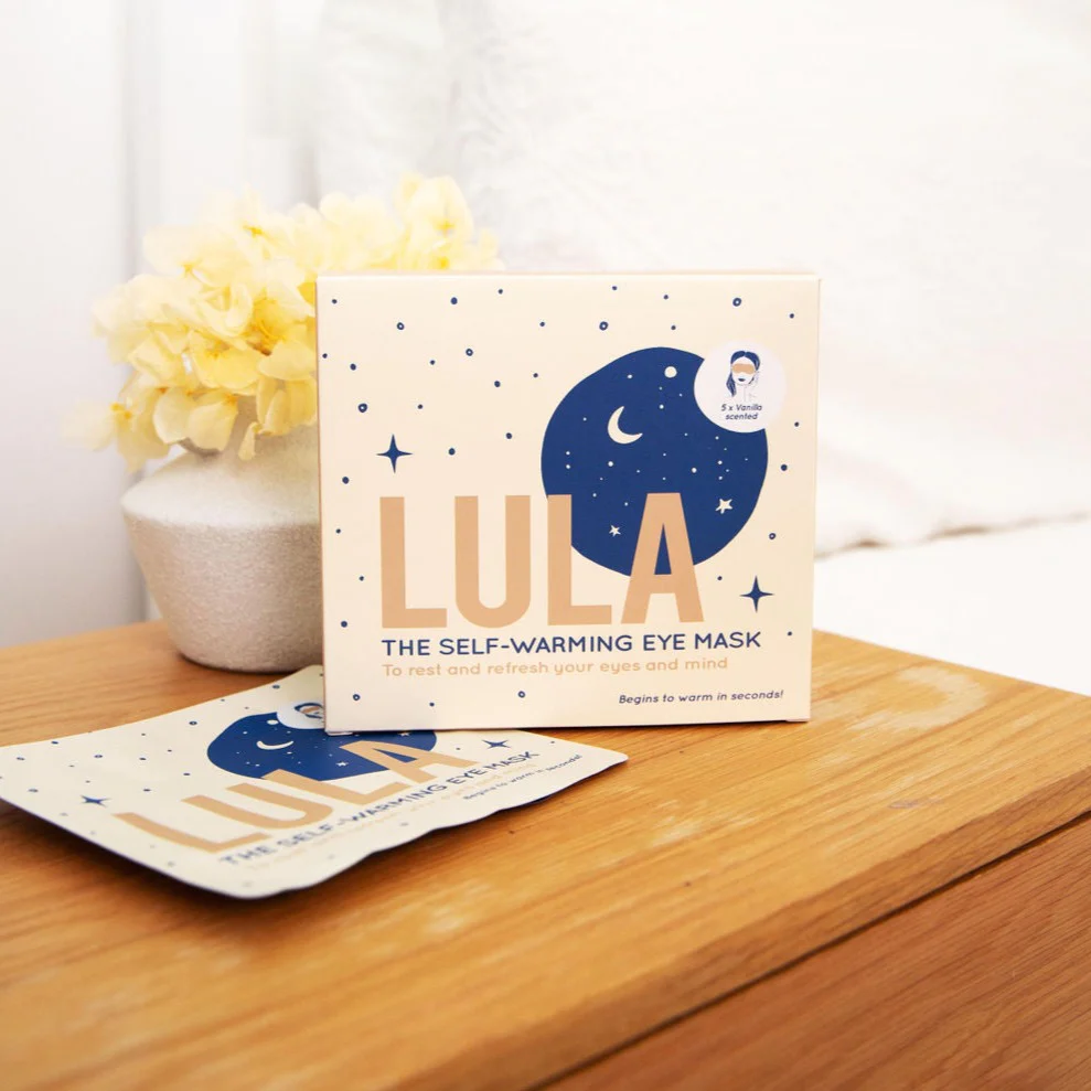 Lula Eye Mask Vanilla Self Warming Eye Mask 5 Pack Adventure Awaits