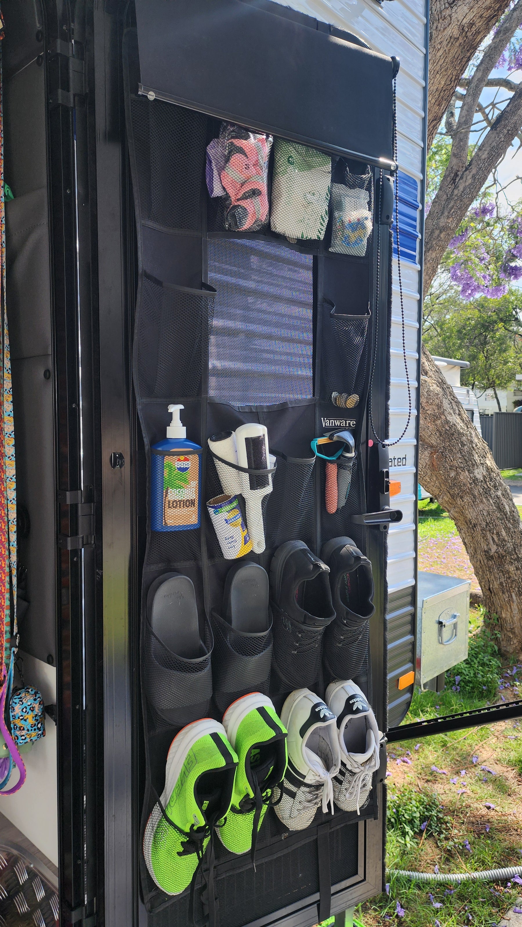 Caravan Window Storage Vanware | Caravan and RV Door Storage