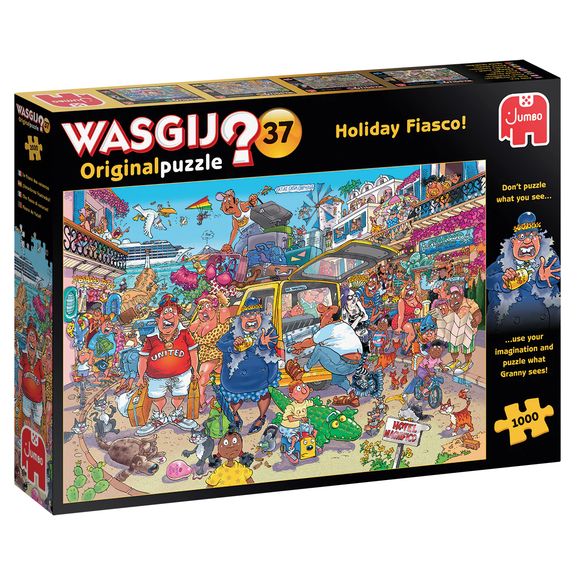 Wasgij Jigsaw Puzzle |  Original 37 Holiday Fiasco! 1000 pieces