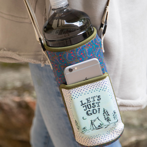 Insulated Water Bottle Carrier | Let's Just Go by Natural Life
