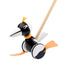 Wooden push along Magpie
