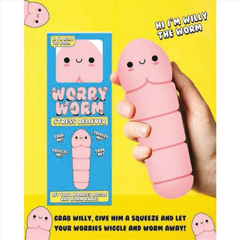Worry Worm Stress Reliever Squishy