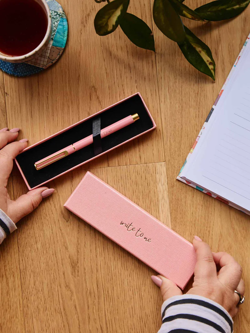 Write to me writing pen blush