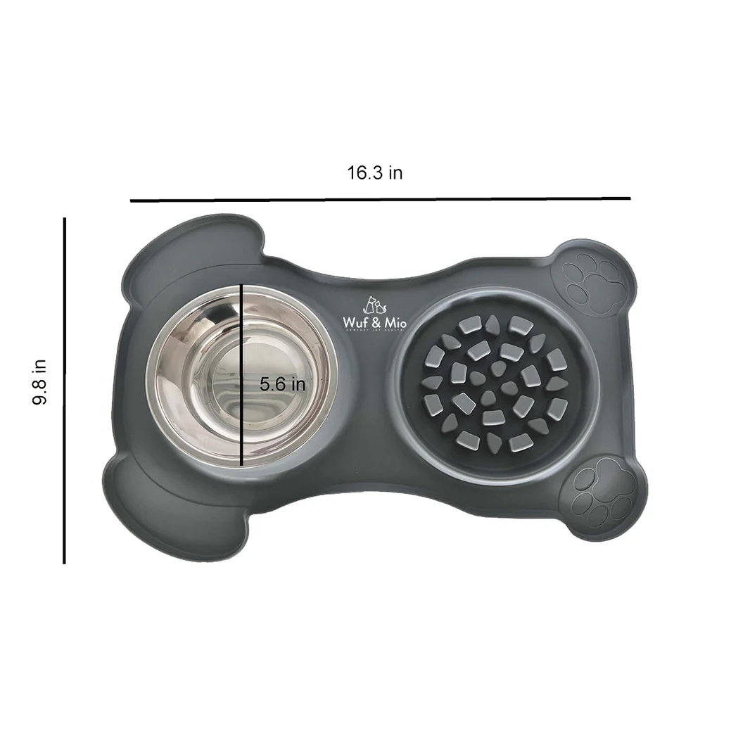 Wuf & Mio | 2-in-1 Dog Feeding Mat
