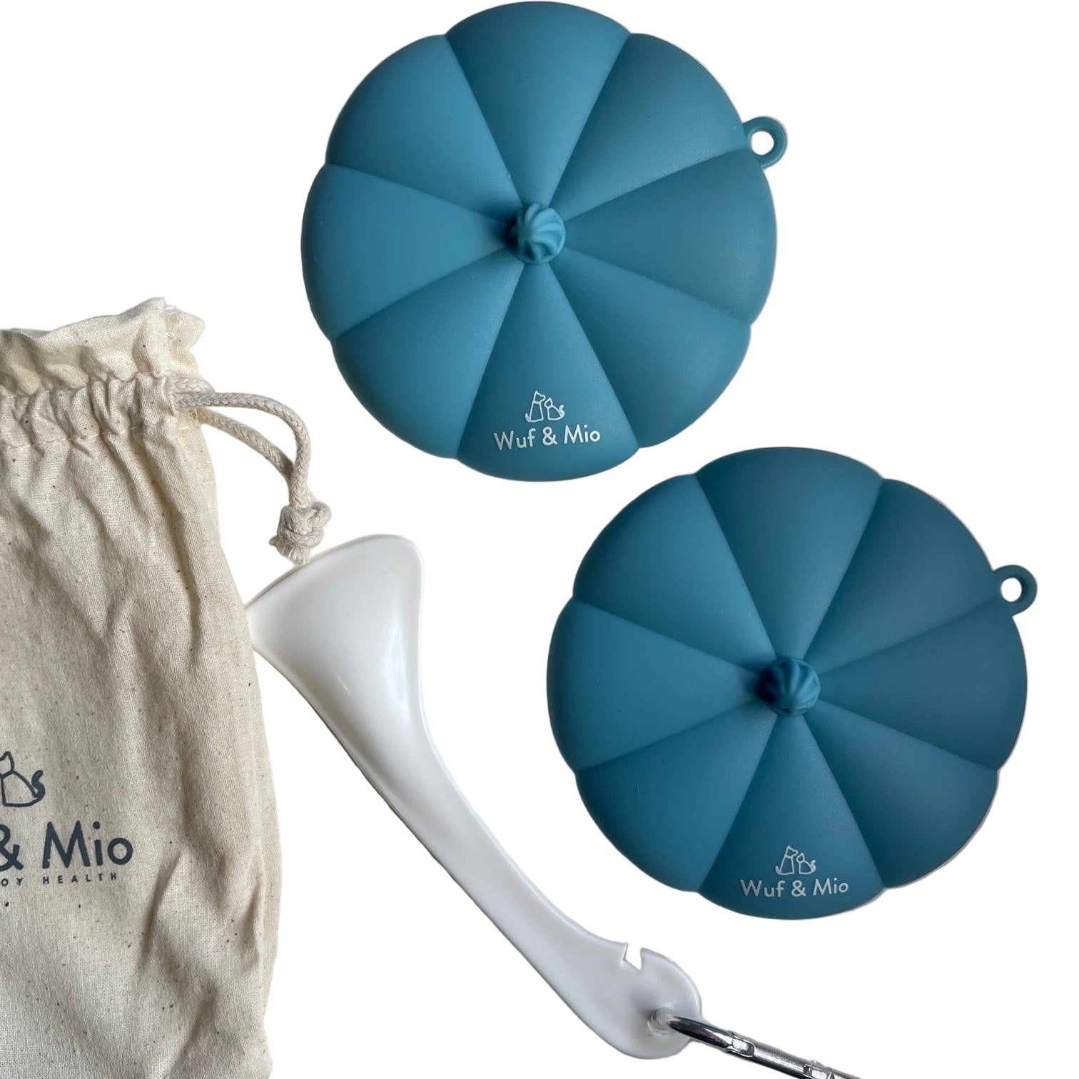 Wuf & Mio | Silicone Pet Food Can Covers 2 Pack