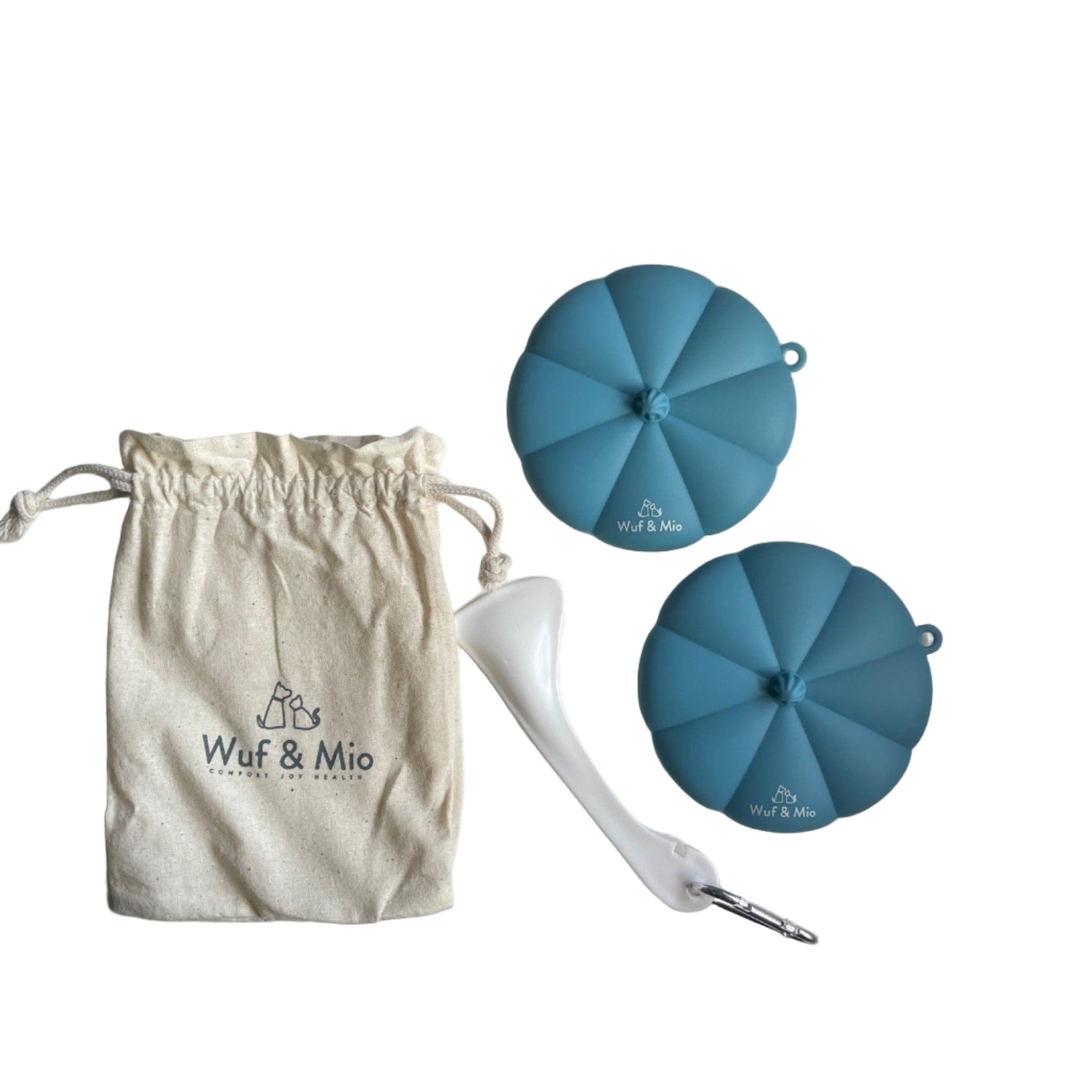 Wuf & Mio | Silicone Pet Food Can Covers 2 Pack