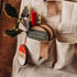 Mindful Advent Activity Card for making Christmas tree decorations tucked into a fabric advent calendar — Adventure Awaits