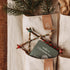 Mindful Advent Activity Card with make a Christmas star prompt tucked into a fabric advent calendar — Adventure Awaits