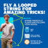  ZipString STEM toy starter pack with handheld string launcher being demonstrated -  Adventure Awaits