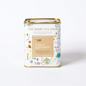 The Berry Tea Shop 40gm Tin | Purely Peppermint