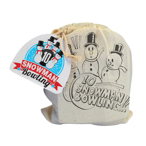 Snowman Bowling 10 Pin Set