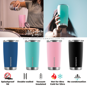 Alcoholder 5 O'Clock Stainless Steel Tumbler 590ml